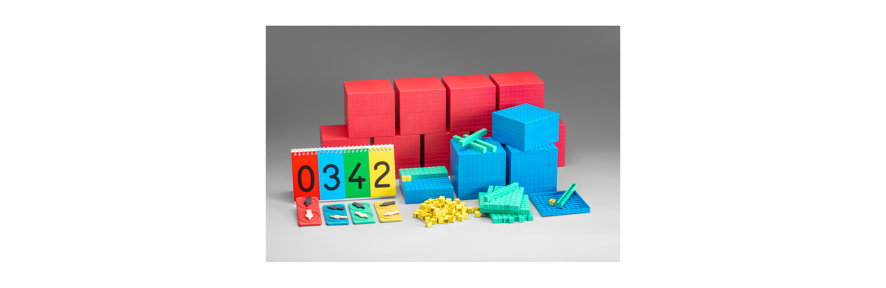 Wissner® active learning - Big Base Ten Class Set (194 pcs) RE-Plastic® RE-Wood®