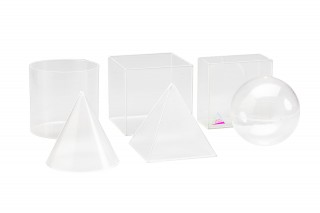 Geometrical Shape Set transparent (6 pcs) RE-Plastic®