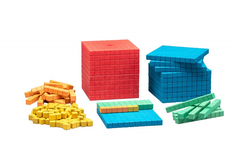 Dienes Base Ten Set in 5 colours (141 pcs) - Sustainable Education ...