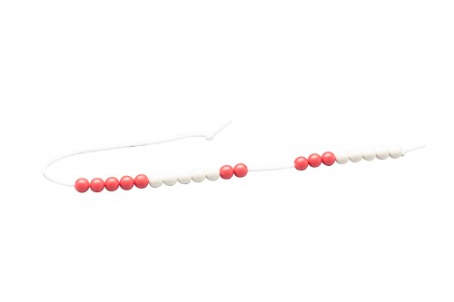 20 Arithmetic Bead String Red white Sustainable Education Resources