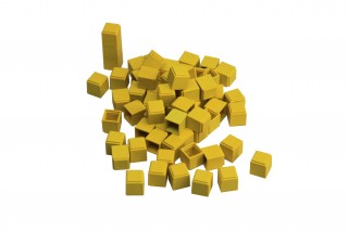Base Ten Units 100 pcs (yellow) RE-Plastic®
